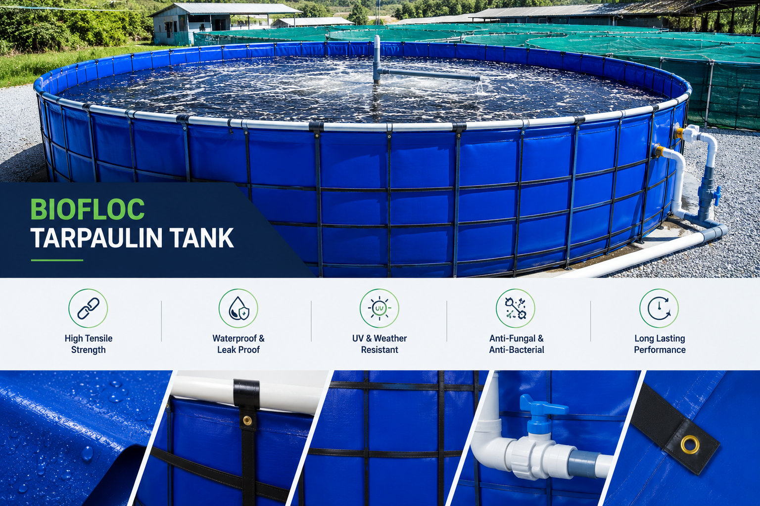 PVC Biofloc Fish Farming Tanks – Smart Solution for Profitable Aquaculture